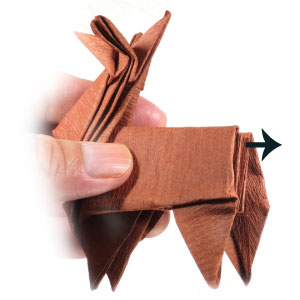 72th picture of origami reindeer