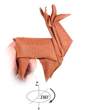84th picture of origami reindeer