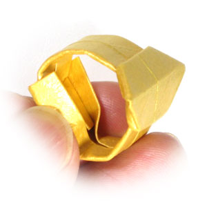 18th picture of hexagon origami ring