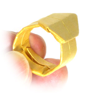 19th picture of hexagon origami ring