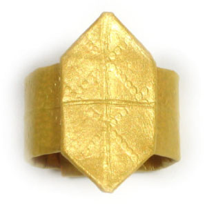21th picture of hexagon origami ring