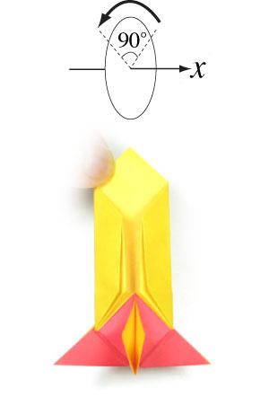 21th picture of simple origami rocket