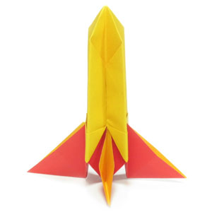 27th picture of simple origami rocket