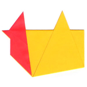 12th picture of traditional origami rooster