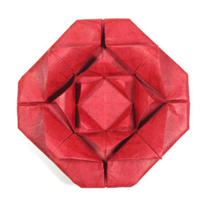 10th picture of fractal origami rose
