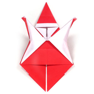 21th picture of simple origami Santa Claus