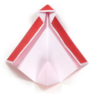 18th picture of simple origami Santa Claus II