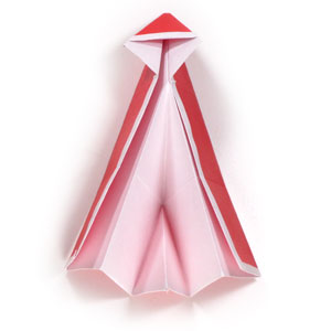 19th picture of simple origami Santa Claus II