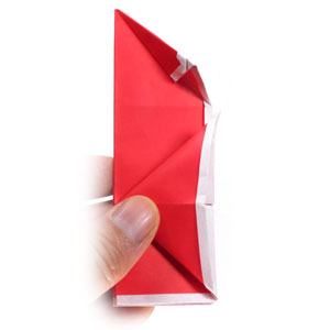 22th picture of simple origami Santa Claus II