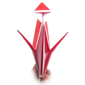 26th picture of simple origami Santa Claus II