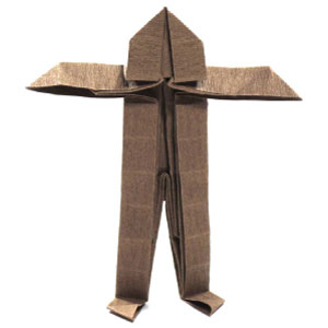 simple origami scarecrow