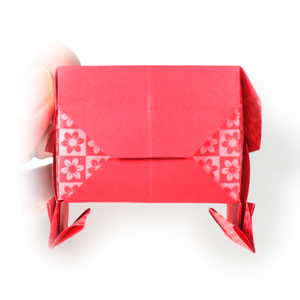 19th picture of simple origami sleigh