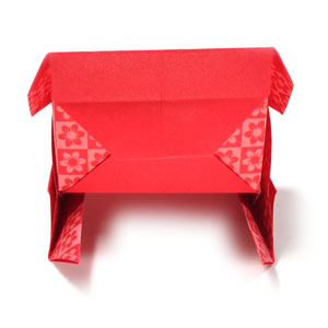 22th picture of simple origami sleigh