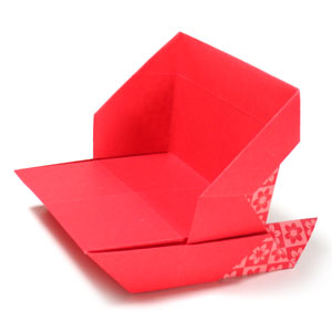 23th picture of simple origami sleigh