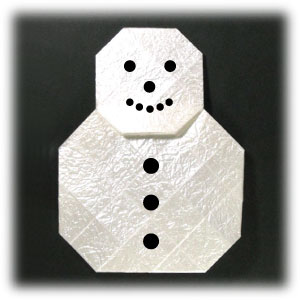 28th picture of easy origami snowman