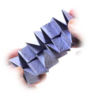 18th picture of modular square origami spring