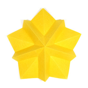 7th picture of 2D five-pointed origami star