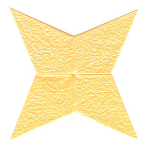 26th picture of 2D four-pointed origami star