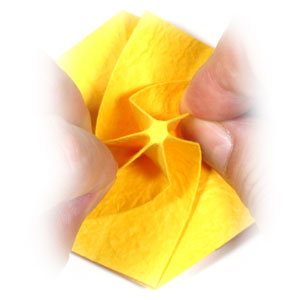 10th picture of 2D six-pointed origami star