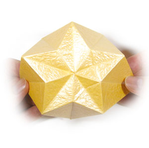 23th picture of 3D five-pointed origami paper star