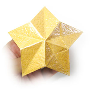 24th picture of 3D five-pointed origami paper star