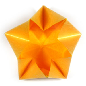25th picture of 3D five-pointed origami paper star