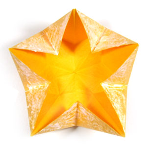 26th picture of 3D five-pointed origami paper star
