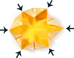 22th picture of 3D six-pointed origami paper star