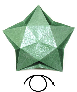 6th picture of Five-pointed lovely origami star box