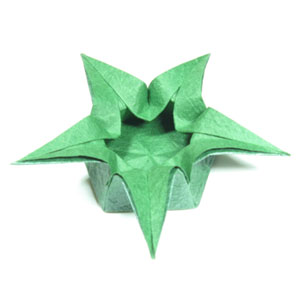 19th picture of Five-pointed lovely origami star box