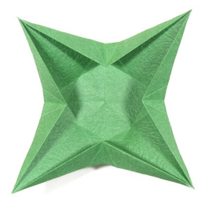 21th picture of Four-pointed lovely origami star box