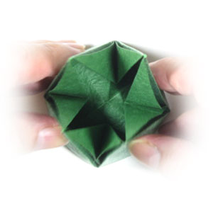 23th picture of Four-pointed lovely origami star box