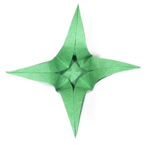 27th picture of Four-pointed lovely origami star box