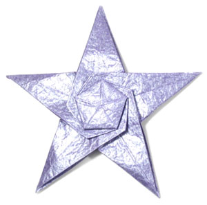 CB five-pointed seashell origami star