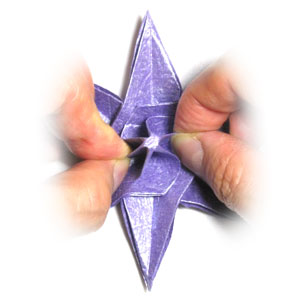 5th picture of CB seashell six-pointed origami star