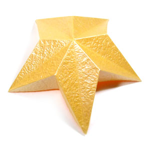 8th picture of 2D five-pointed easy embossed origami paper star