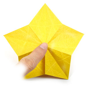 35th picture of Embossed five-pointed origami star