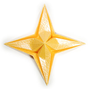 31th picture of four-pointed origami star