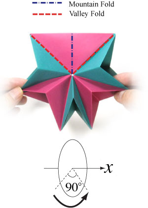 42th picture of traditional modular origami paper star