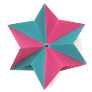 48th picture of traditional modular origami paper star