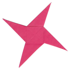 11th picture of counterclockwisely rotating origami ninja star
