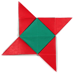 new origami ninja star (back view)