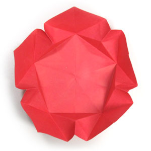 14th picture of five pointed origami star planet