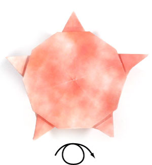 24th picture of five pointed origami star planet