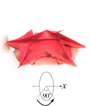 30th picture of five pointed origami star planet