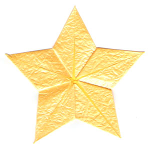 27th picture of five-pointed seashell origami star