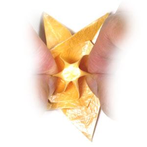 21th picture of six-pointed seashell origami star