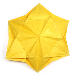 17th picture of embossed six-pointed origami star