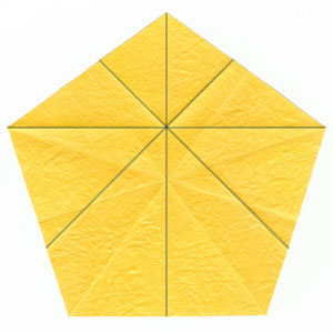 5th picture of five-pointed spiral origami paper star