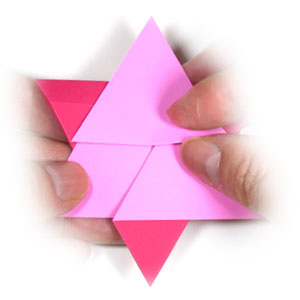 11th picture of traditional six-pointed origami paper star